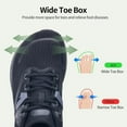 thumbnail image 2 of AOV GREEN LEAF Wide Toe Box Shoes Women Arch Support Walking Shoes Plantar Fasciitis Orthotic Tennis Sneakers US 7-11, 2 of 11
