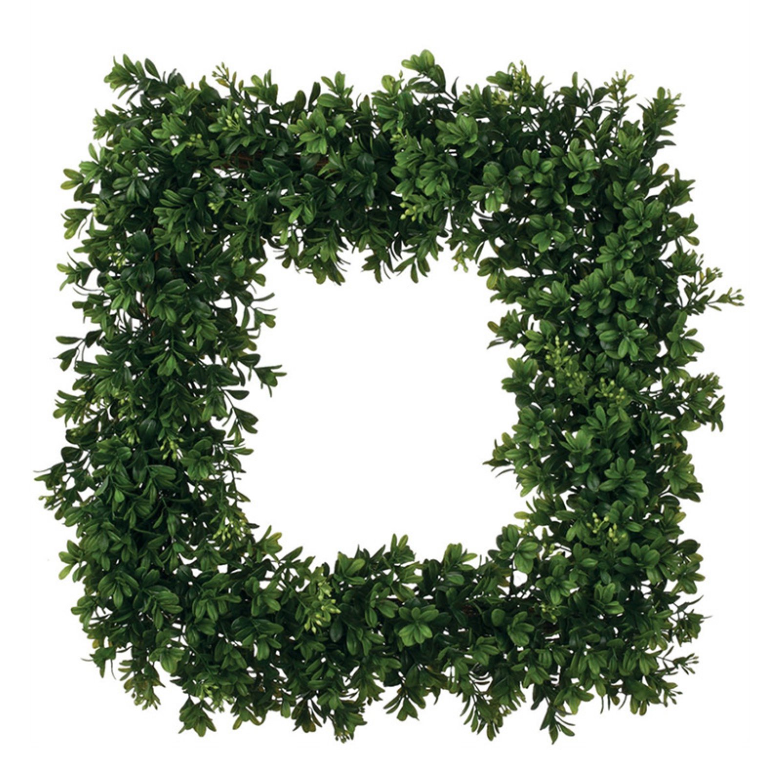 Sullivans Artificial Boxwood Square Wreath