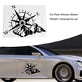 thumbnail image 3 of Etiqueta Engomada De La Ventana Trasera Del Coche, Calcomanías Con Patrón De Brújula De Montaña Que No Destiñen, Fuerte Adherencia Para Coche, 3 of 7