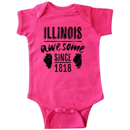 

Inktastic Illinois Awesome Since 1818 Gift Baby Boy or Baby Girl Bodysuit