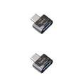 thumbnail image 3 of Lector de tarjetas de memoria TF Methold Mini cámara USB 3.1 Adaptador OTG Tipo C Negro, 3 of 6