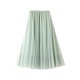 thumbnail image 4 of SAYOO Faldas de tul midi para mujer, faldas tutú informales de malla elástica de cintura alta SAYOO Sexy, 4 of 10