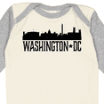 thumbnail image 4 of Inktastic Washington Dc Skyline Cities Boys or Girls Long Sleeve Baby Bodysuit, 4 of 5