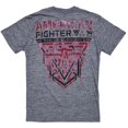thumbnail image 2 of American Fighter Men's T-Shirt Dip Die Puff Print Robertson Tee in Grey (Small, Grey), 2 of 3