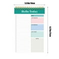 thumbnail image 3 of karymi English Notebook High Color A5 Coil Daily Planner Stickys Note Portable Learning Schedule Note Takings 52 Pages Bedroom Decor Today's, 3 of 6
