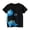 Black, variant on LRen Kids T Shirts for Boys Size 7-8 Boys 3d Funny Print Crew Neck Casual Short Sleeve Tops Boy's Summer Shirt Basic Soft Summer Casual Vacation Tops
