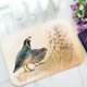 thumbnail image 1 of Felpudo de acuarela ABPHQTO Codornices comunes Alfombra de entrada Decoración del hogar 40x60 cm, 1 of 1