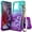 Aqua Purple, variant on NGB SUPREMACY For moto g POWER 2025 / moto g POWER 2026 Phone Case Wrist Strap Lanyard Shiny Sparkly Glitter Motorola g POWER 2025/g POWER 2026 Case Cover