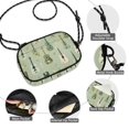 thumbnail image 3 of FORMRS Mini Crossbody Bag for Women Adjustable Rope Shoulder Casual Phone Purse, Green Floral Guitar Pattern, 3 of 7