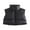 Black, variant on Women's Winter Crop Vest Lightweight Sleeveless Warm Outerwear Puffer Vest Padded Gilet