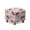 Egg Dachshund Paw Print Pink, variant on SCRAWLGOD St. Patrick's Day Shamrock Pattern Green Beige Ottoman Cover Square Stretch Ottoman Slipcovers Soft Storage Foot Rest Cover Washable Footrest Stool Slipcover with Elastic Bottom