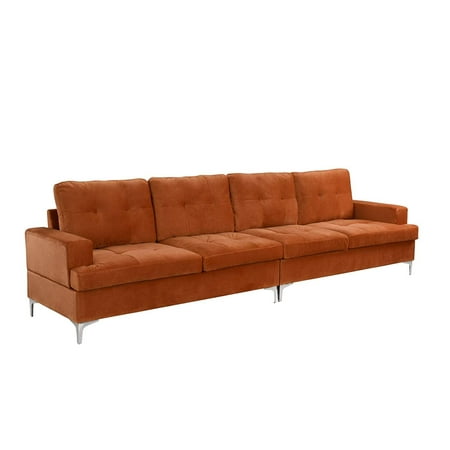 Upholstered 126 7 Inch Velvet Sofa With Tufted Seats Navy Upholstered 126 7 Inch Velvet Sofa With Tufted Seats Navy