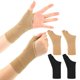 thumbnail image 1 of (4 piezas, negro, desnudo, grande) Guantes de compresión para artritis para pulgar, soporte para muñeca transpirable, soporte para pulgar con férula de gel para muñeca, 1 of 5
