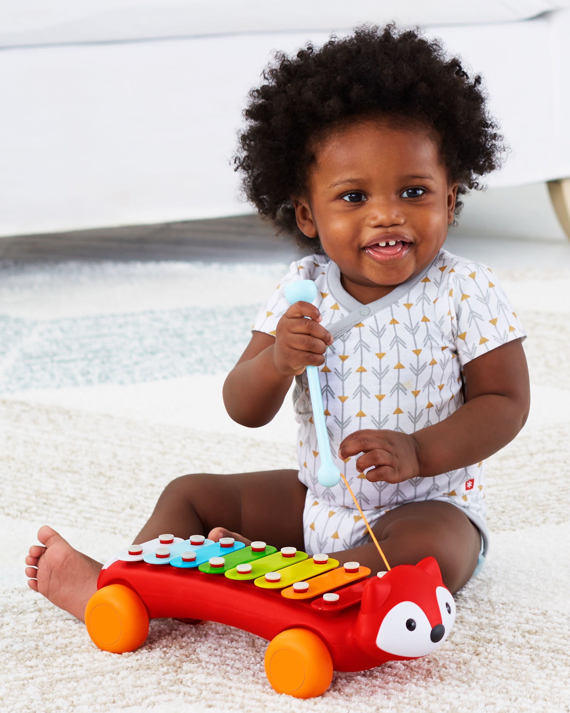 Skip Hop Explore and More Baby Fox Xylophone, Red