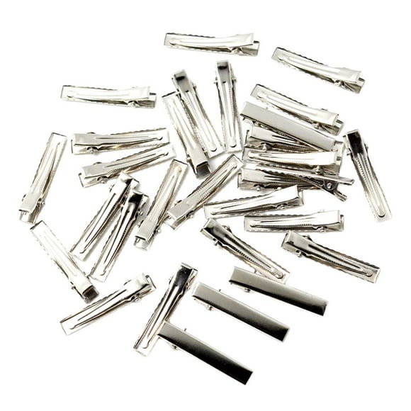 30/100 Pinzas para el Pelo Hecho de Hierro Piezas para Fabricado de Horquilla de 4 cm (paquete de 30) Zulema Pinzas para el cabello de una sola punta