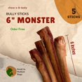chewe&tasty Premium Grade 6" YPF5 Monster Bully Sticks (Pack All