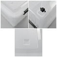 thumbnail image 6 of 4-Pack Plastic Large Storage Box with Lid, Latching Storage Box Bin, Clear, 30 L, 6 of 7