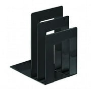 Angle View: STEELMASTER Soho Collection 241873S04 Deluxe Bookend Sorter Square - Black
