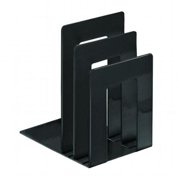STEELMASTER Soho Collection 241873S04 Deluxe Bookend Sorter Square - Black