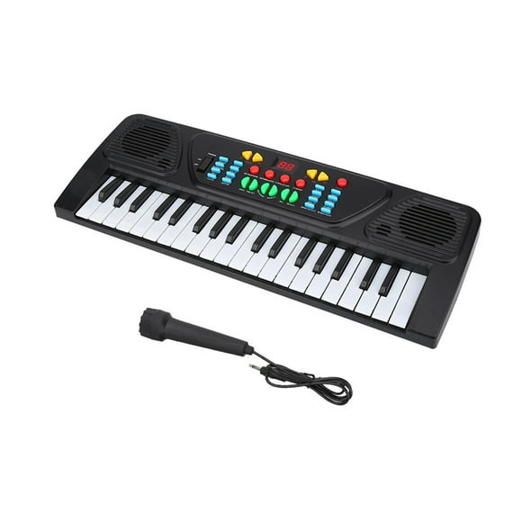 Teclado electrónico para niños, 37 teclas Teclado electrónico de música multifuncional Teclado electrónico Acabado de lujo Jadeshay A