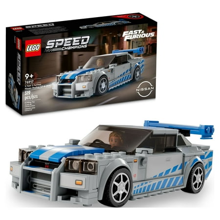 UPC: 0673419378666 | LEGO Speed Champions 2 Fast 2 Furious Nissan Skyline GT-R (R34) 76917 Race Car Toy Model Building Kit  Collectible with Racer Minifigure  2023 Set for Kids