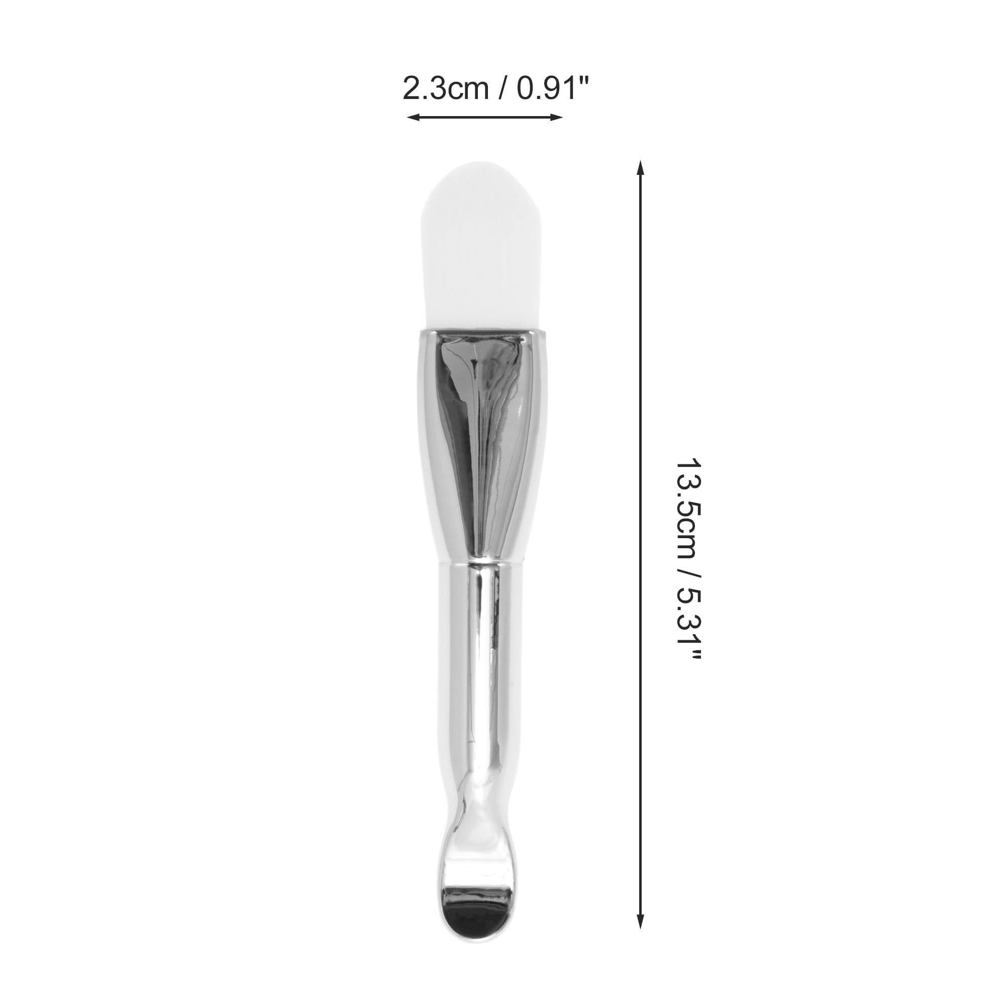 Unique Bargains Soft Facial Mask Brush 2 Pcs White [Pointed]
