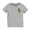 Grey, variant on Independence Day Girls Tops Solid Color Cartoon Baseball Print Short Sleeved Girls Undershirts,Black,6T