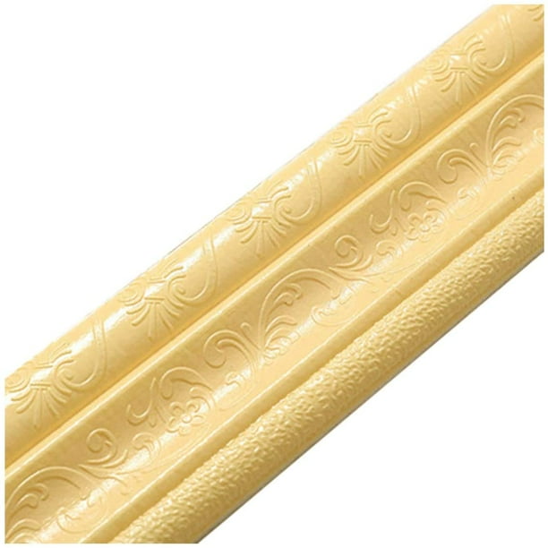 90"x 3" wallpanels Flexible Peel and Stick Trim Molding for Backsplash Tile Edge, SelfAdhesive