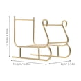 thumbnail image 2 of Luxshiny Soporte Para Vela De Pilar Estilo Trineo Dorado Ideal Para Y Ambiente Romántico, 2 of 8
