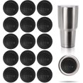 thumbnail image 1 of 15 piezas de fondos de goma para vasos de sublimación, fondos de silicona para vasos Fondo de goma antideslizante protector con adhesivo para vasos delgados, 1 of 5