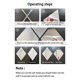 thumbnail image 5 of Calcomanías de pared Adhesivo de pared Espejo de diamante Diseño reflectante DIY Familia, 5 of 8