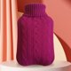 thumbnail image 4 of Funda Para Botella De Agua Caliente Funda para botella de agua caliente, calentador de manos y pies, funda de felpa para cama (rojo rosa), 4 of 8