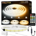 thumbnail image 1 of Tira de luces LED PAUTIX COB 2700K-6500K CCT ajustables blancas de 5 m, 1 of 9