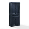 thumbnail image 3 of Coastal Pantry Cabinet - Tall Storage Cabinet with Drawer & Adjustable Shelves - Farmhouse Kitchen Cabinet, 3 of 7