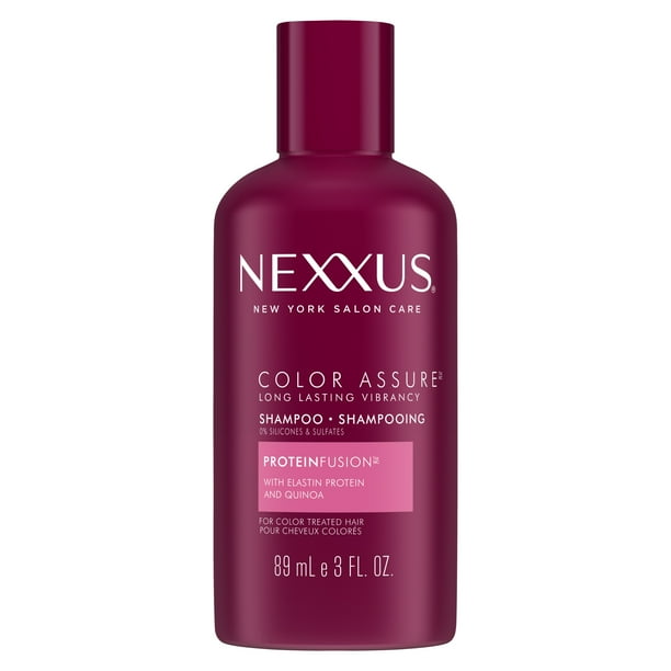 Shampoo For Frizzy Color Treated Hair Nexxus Color Assure for Color Treated Hair Shampoo, 3 oz - Walmart.com
