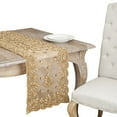 thumbnail image 2 of Saro Lifestyle Handmade Beaded Design Table Runner, 2 of 3