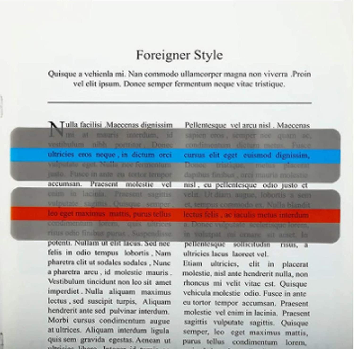 8 Règles De Lecture Pour Dyslexie - Superpositions Colorées Pour Suivre Les Lignes - Aide Visuelle - 7