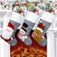 thumbnail image 1 of Christmas Stocking Set Of 3, 18" Large Xmas Stockings Decorations,, 1 of 5