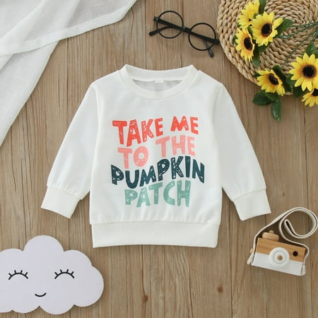 

Yiwula Autumn Winter Toddler Boys Girls Long Sleeve Letter Prints Hoodie Tops Pullover Casual Sports Outwear For Children Clothes