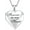 Forever in My Heart, variant on Love Heart Locket Necklace That Holds Pictures, Initial Alphabet A-Z Photo Lockets