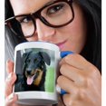 thumbnail image 2 of 3dRose, Beauceron, 15oz Two-Tone Blue Mug, 2 of 7