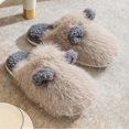 thumbnail image 2 of LAVRA Women's Fuzzy Slippers Memory Foam Comfort House Shoes, 2 of 7
