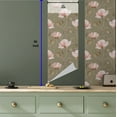 thumbnail image 5 of Ambesonne Floral Peel & Stick Wallpaper for Home, Gentle Roses Nostalgia Leafy, 13"x36", Army Green Pale Pink, 5 of 5