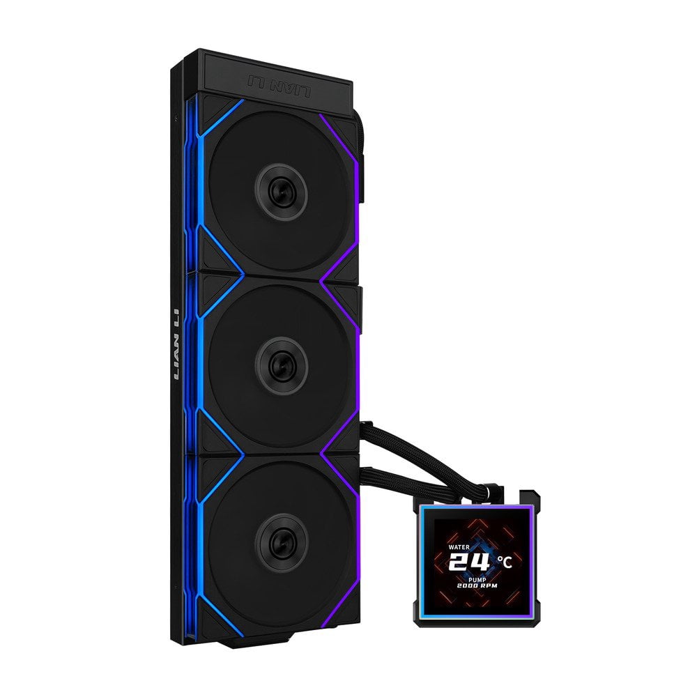 Lian-Li HydroShift LCD AIO 360 Fan-Less Liquid Cooler with 2.88