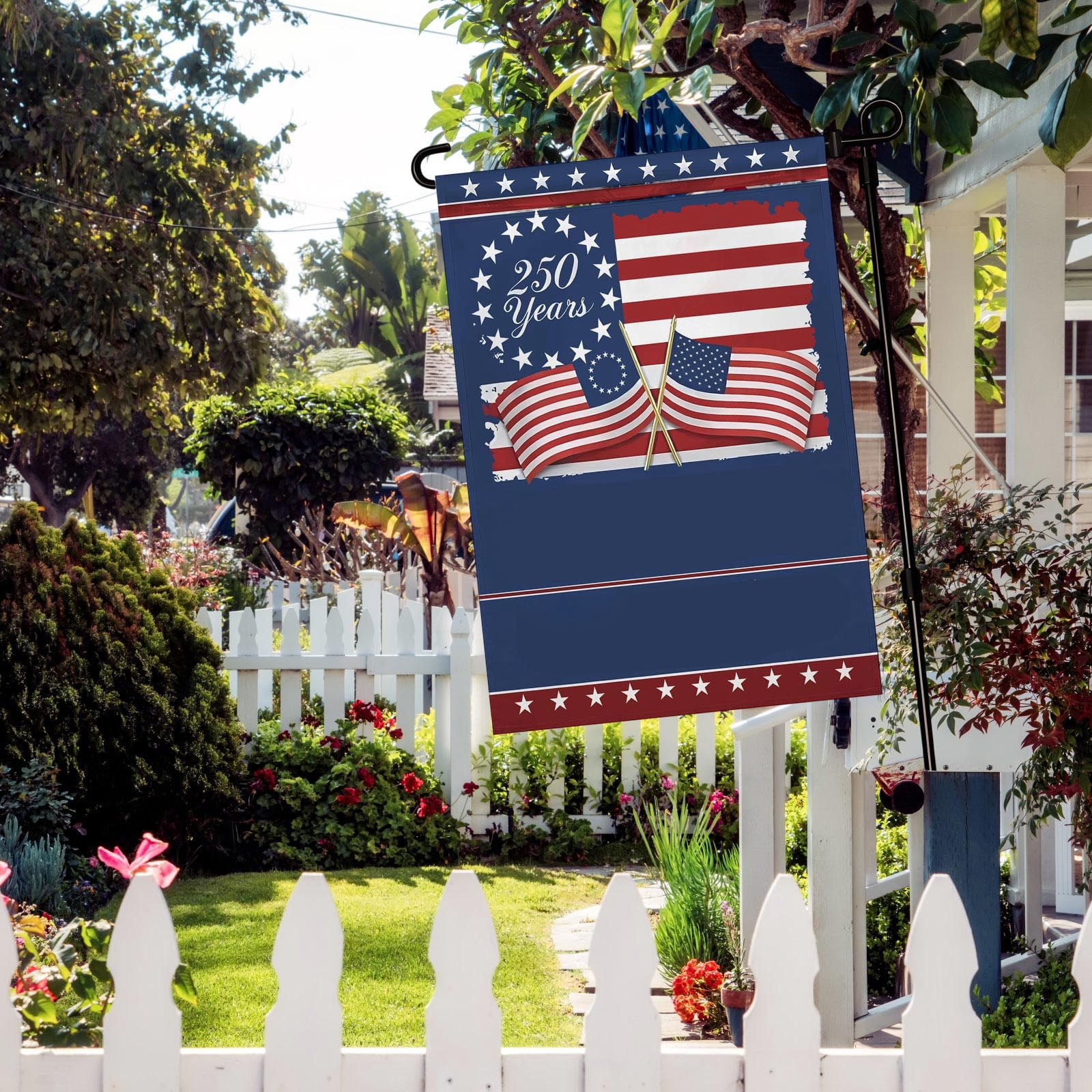 250th Anniversary Flags for Outside, Patriotic Decorations for 4th of July Outdoor, Independence Day Decorations for Home Decor, Gifts for USA Flags
