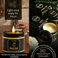 thumbnail image 2 of Candle Gift Set of 3 Black Oud|Jasmine|Eucalyptus Lime Highly Scented Soy Candels Natural Non Toxic Velas Aromáticas Favors for Women Coworkers Friends Guests Also for Fall Diwali Christmas Holidays, 2 of 3