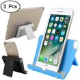 thumbnail image 2 of Paquete de 3 soportes multiángulo para teléfono móvil, compatibles con iPhone Xs/x/8/7 Plus/iPad, teléfonos inteligentes de la serie Galaxy, 3 colores, 2 of 5