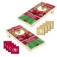 thumbnail image 3 of MasterPieces Officially Licensed NFL San Francisco 49ers Tabletop Cornhole for Adults, 3 of 4