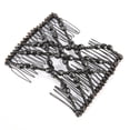 thumbnail image 1 of Magic Hair Comb Clip Beads Stretchy Double Comb Hair Disk,  Plastic, Fashionable Design, Suitable for All Hair Types Magic Hair Comb Clip Beads Stretchy Comb Double, 1 of 7