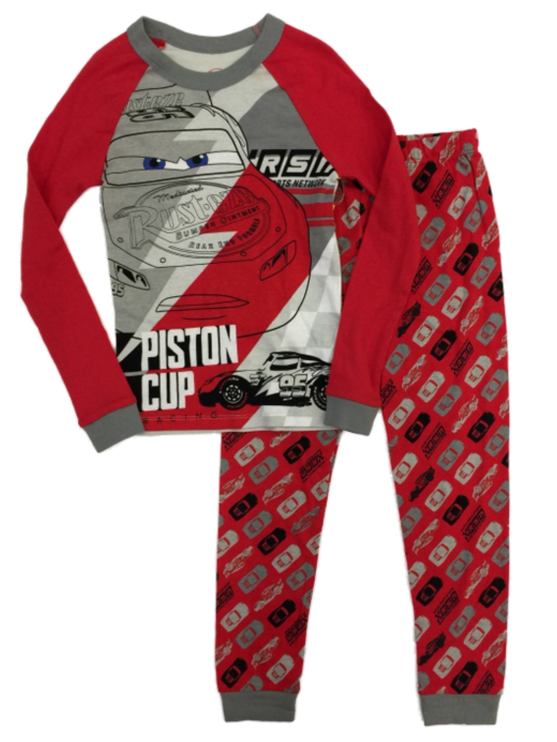 Disney Disney Toddler Boys Cars Rusteze Red & Gray Piston Cup PJ